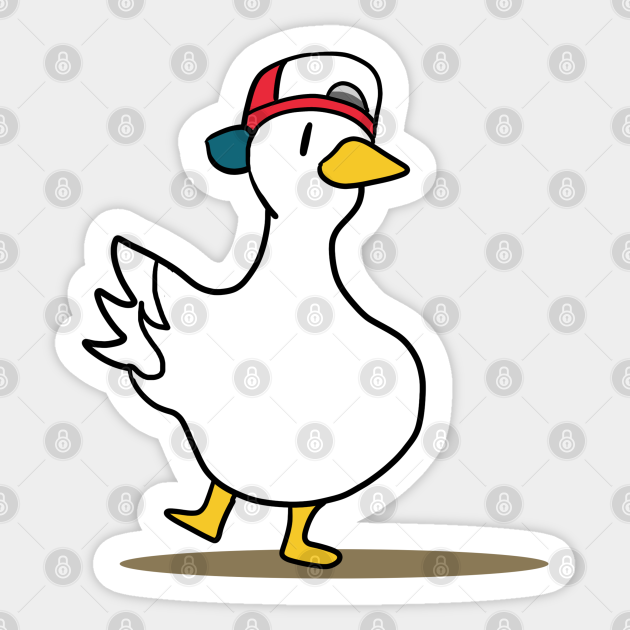 Reddit Dancing Duck Meme Dancing Duck Sticker TeePublic